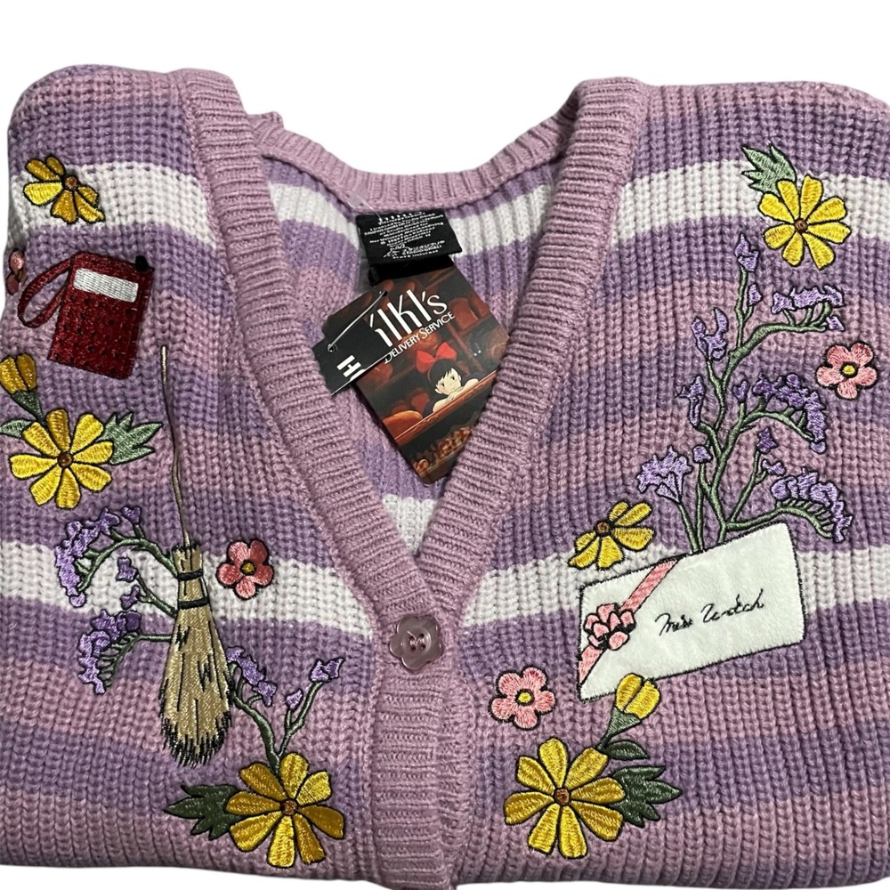 Her Universe Studio Ghibli Kiki's Delivery Service Short-Sleeve Cardigan Plus 2X